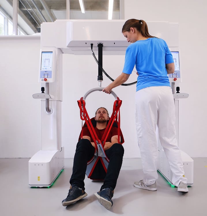 PTR Robots Introduces World's First Mobile Lifting Robot That Both Transfers and Patients